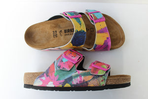"BLOOMING RIGHT" BIRKENSTOCKS  by WENDY MCWILLIAMS x Michael Grey