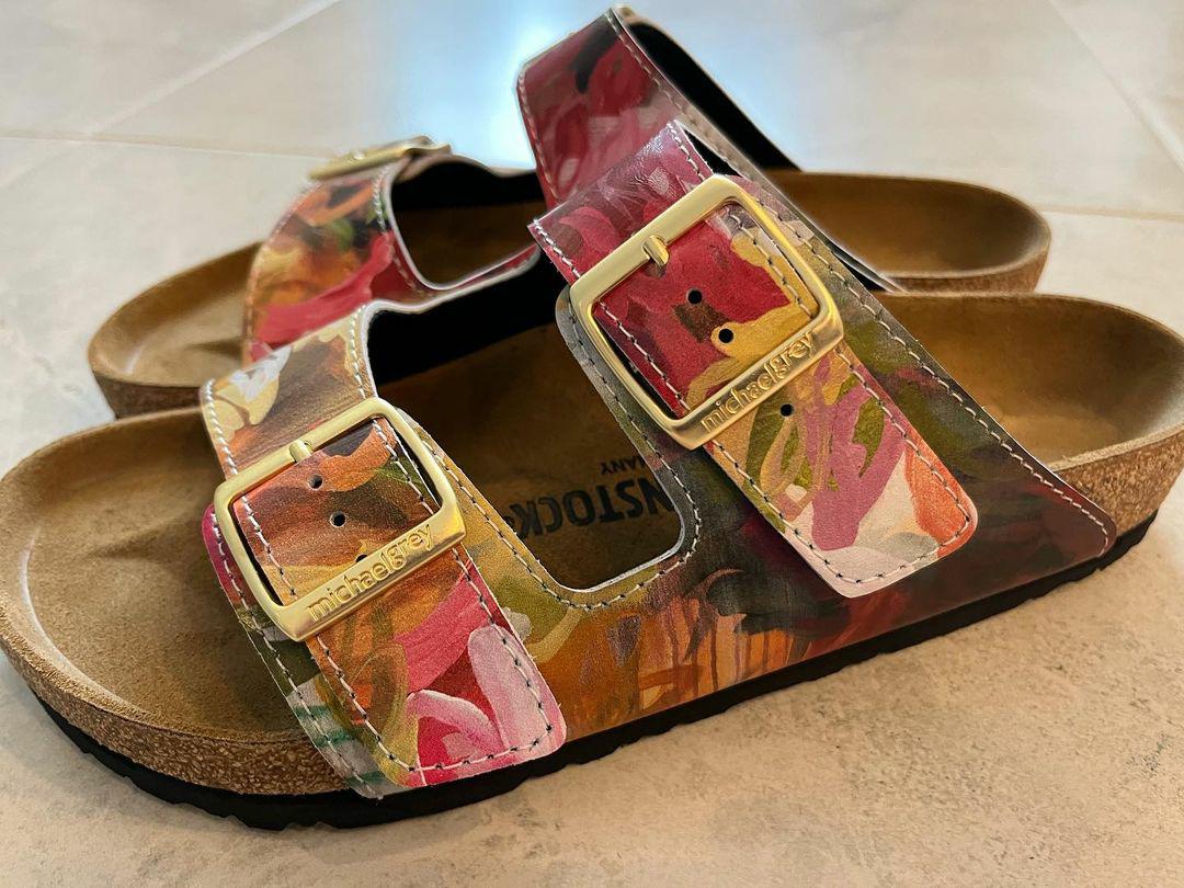 CHRYSALIS: CUSTOM BIRKENSTOCKS by CAT TESLA ART x Michael Grey