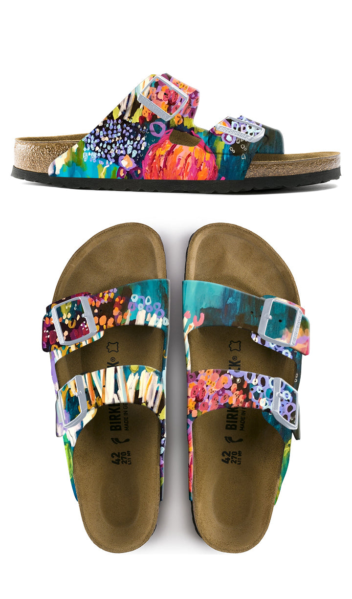 Custom on sale rainbow sandals