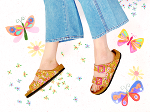 MUSHROOMS CUSTOM BIRKENSTOCKS by SHANNON SNOW X Michael Grey