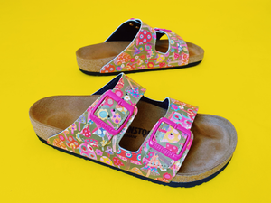 MUSHROOMS CUSTOM BIRKENSTOCKS by SHANNON SNOW X Michael Grey