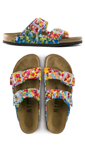HAPPINESS CUSTOM BIRKENSTOCKS  by Roey Ebertart x Michael Grey