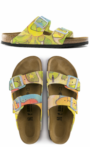 I left flowers for you there : Custom Birkenstocks by Zander Stefani x Michael Grey