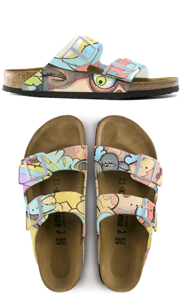 Superstar: Custom Birkenstocks by Zander Stefani x Michael Grey