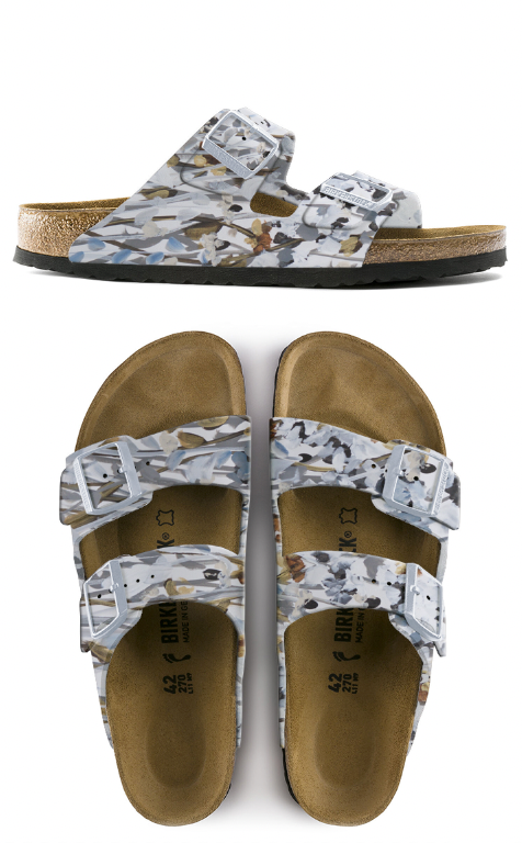 SERENITY WALK: CUSTOM BIRKENSTOCKS  by Roey Ebertart x Michael Grey