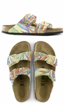 PARADISE:  CUSTOM BIRKENSTOCKS  by AISHWARIA GANORE x Michael Grey