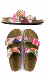 MARKET FLORAL CUSTOM BIRKENSTOCKS  by AUGUST WREN x Michael Grey