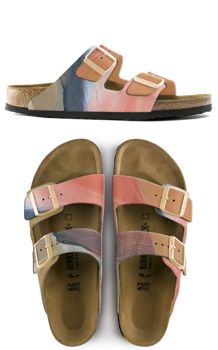 STORIES FROM MY YOUTH:  CUSTOM BIRKENSTOCKS  by VICKI MCFARLAND" x Michael Grey