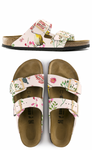 BUTTERFLIES AND BIRDS:  CUSTOM BIRKENSTOCKS  by Patti Sokol  x Michael Grey