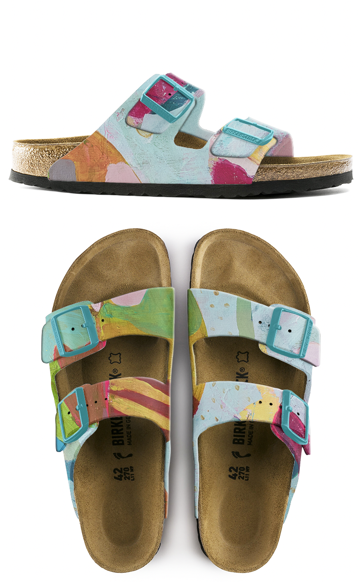 TIME TO DREAM CUSTOM BIRKENSTOCKS  by LORRAINE STREATFIELD x Michael Grey