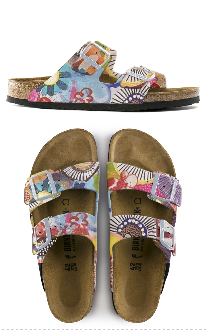 Patterned birkenstocks shop
