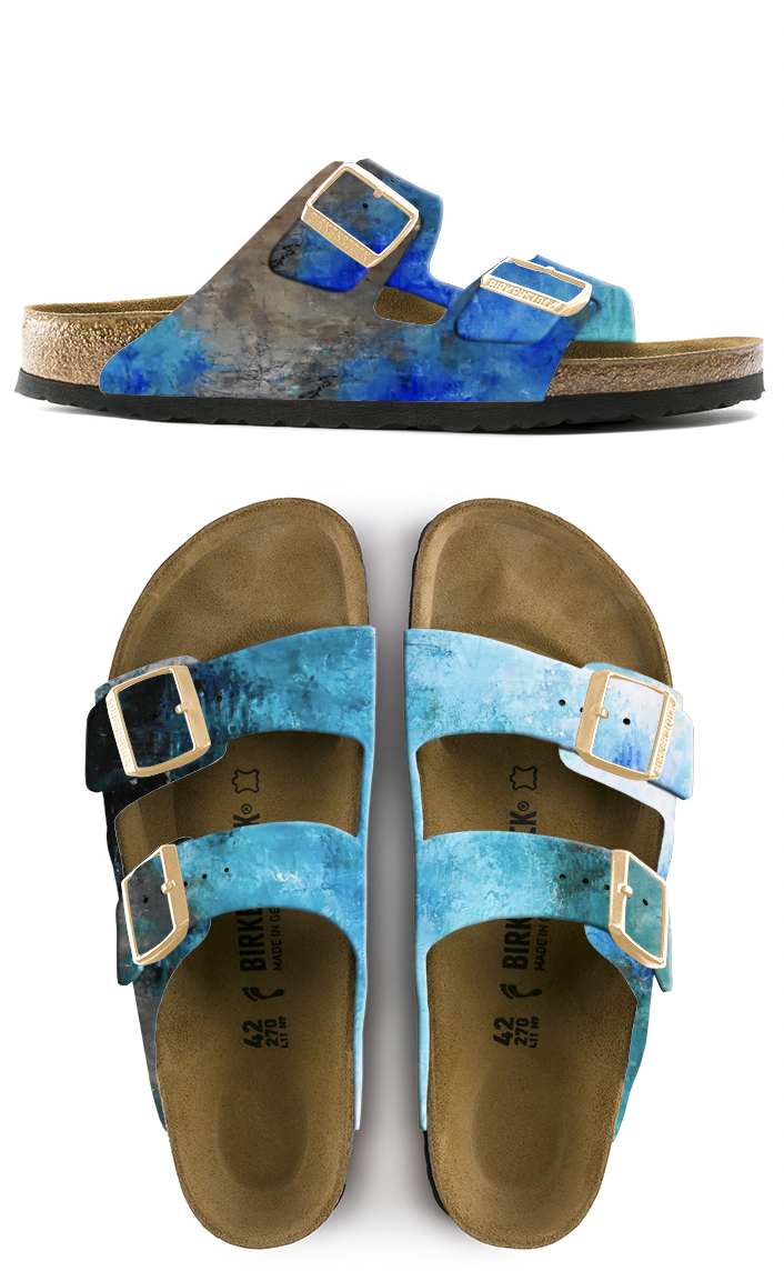 UNTOUCHABLE BEAUTY:  CUSTOM BIRKENSTOCKS  by DANIELA PASQUALINI x Michael Grey