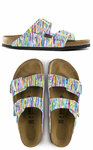 LIVING IN COLORS:  CUSTOM BIRKENSTOCKS  by DANIELA PASQUALINI x Michael Grey