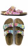 CUT FLOWERS:  CUSTOM BIRKENSTOCKS  by LORI SIEBERT x Michael Grey