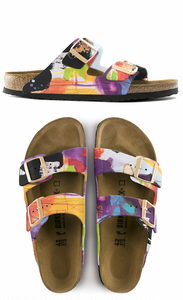 CHICKEN PARM:  CUSTOM BIRKENSTOCKS  by COURTNEY EINHORN x Michael Grey