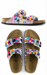 MAY FLOWERS:  CUSTOM BIRKENSTOCKS  by COURTNEY EINHORN x Michael Grey