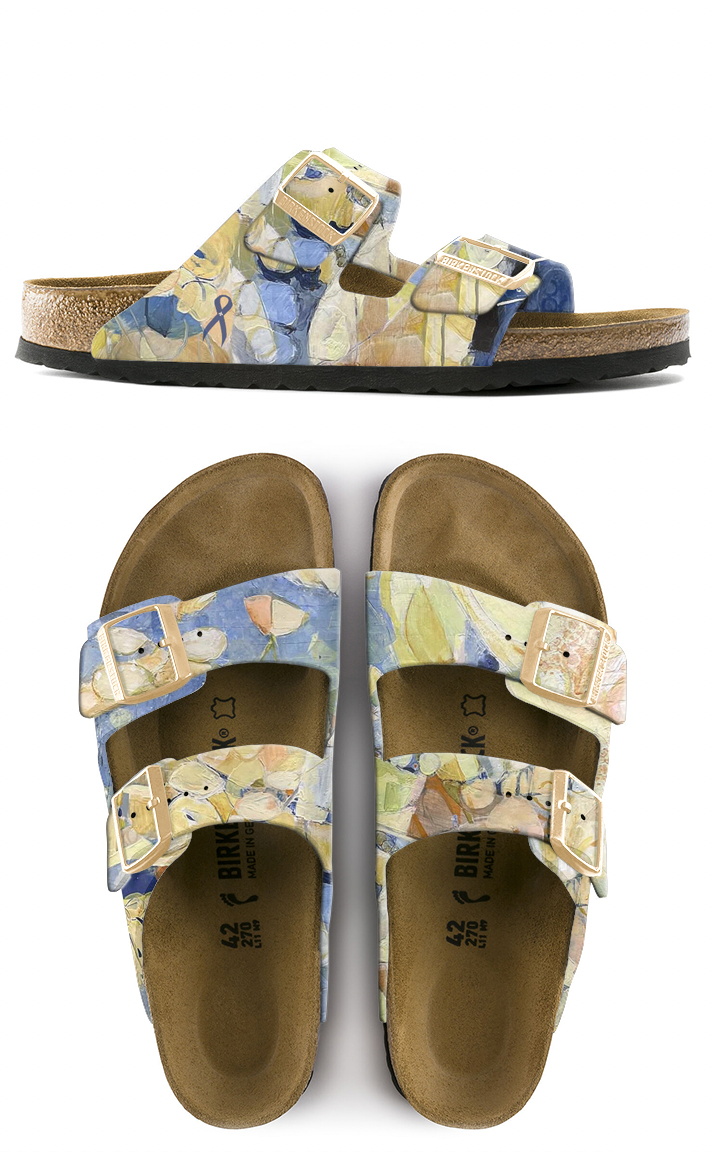 GOOD GOOD DAY:  CUSTOM BIRKENSTOCKS  by PAULA BORSETTI x Michael Grey