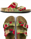 Red Poppies: Custom Birkenstocks by Tiffani Taylor x Michael Grey