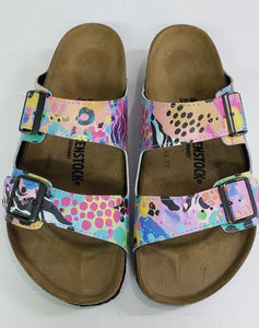 KASEY BLACK: CUSTOM BIRKENSTOCKS  by KASEY RAINBOW x Michael Grey