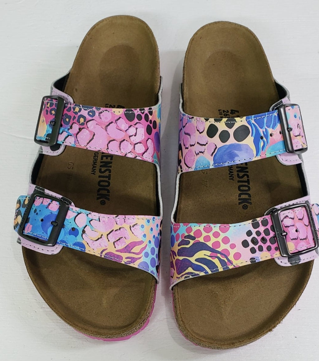 KASEY PINK: CUSTOM BIRKENSTOCKS  by KASEY RAINBOW x Michael Grey