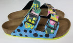 KASEY NEON YELLOW: CUSTOM BIRKENSTOCKS  by KASEY RAINBOW x Michael Grey