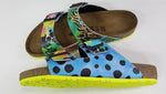 KASEY NEON YELLOW: CUSTOM BIRKENSTOCKS  by KASEY RAINBOW x Michael Grey