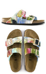 Emotional rollercoaster custom Birkenstock sandals by Amy Stone x Michael Grey