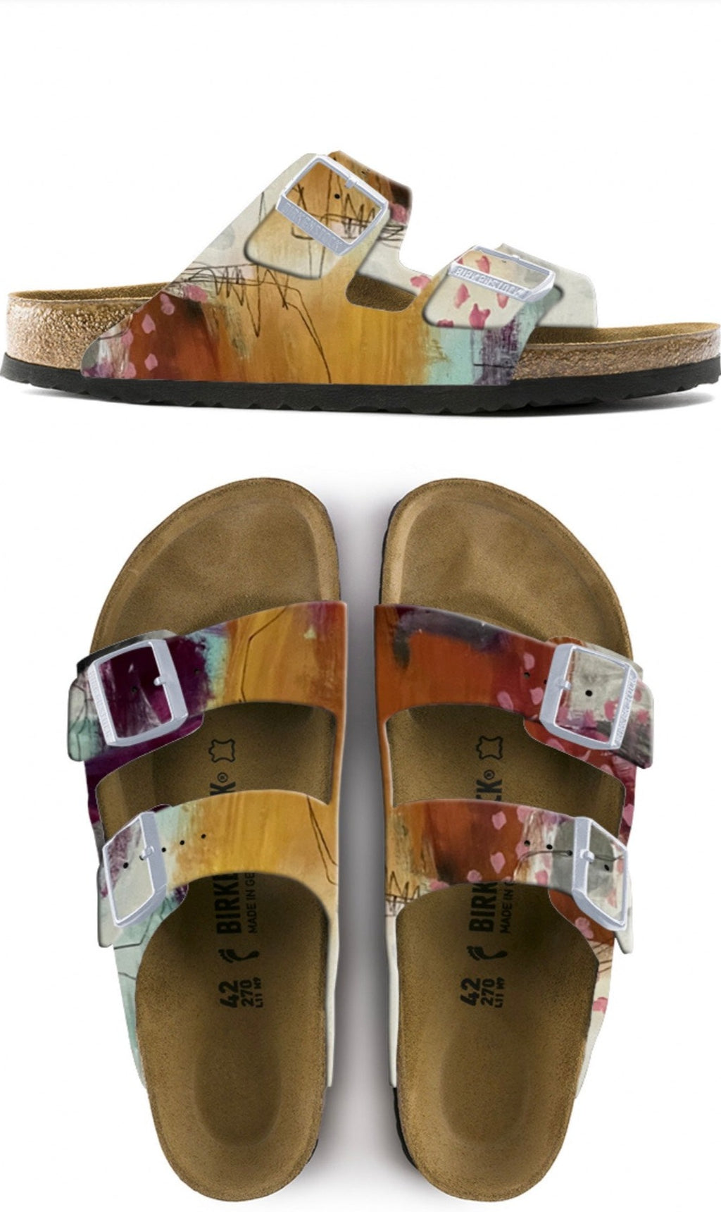 IN A MOMENT :  CUSTOM BIRKENSTOCKS  by DINA WAKLEY x Michael Grey