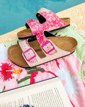 HEAR ME ROAR:  CUSTOM BIRKENSTOCKS  by JULIE MILLER TORRES x Michael Grey
